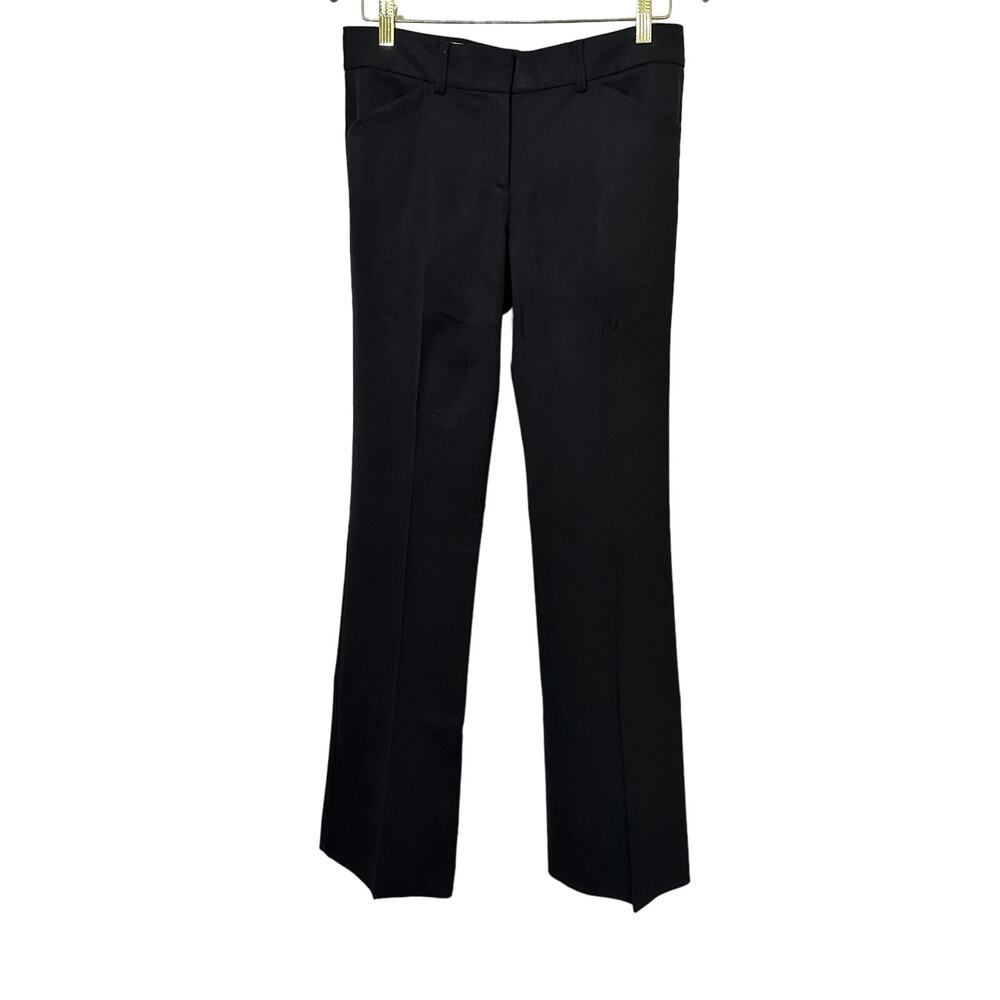 Theory Women's Dress Trouser Pants Wool Blend Black SZ 6